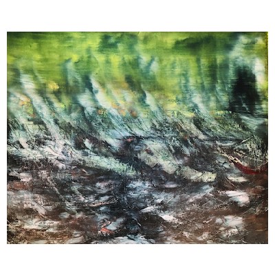 Meer 30, Acryl auf Leinwand, 120x100 cm